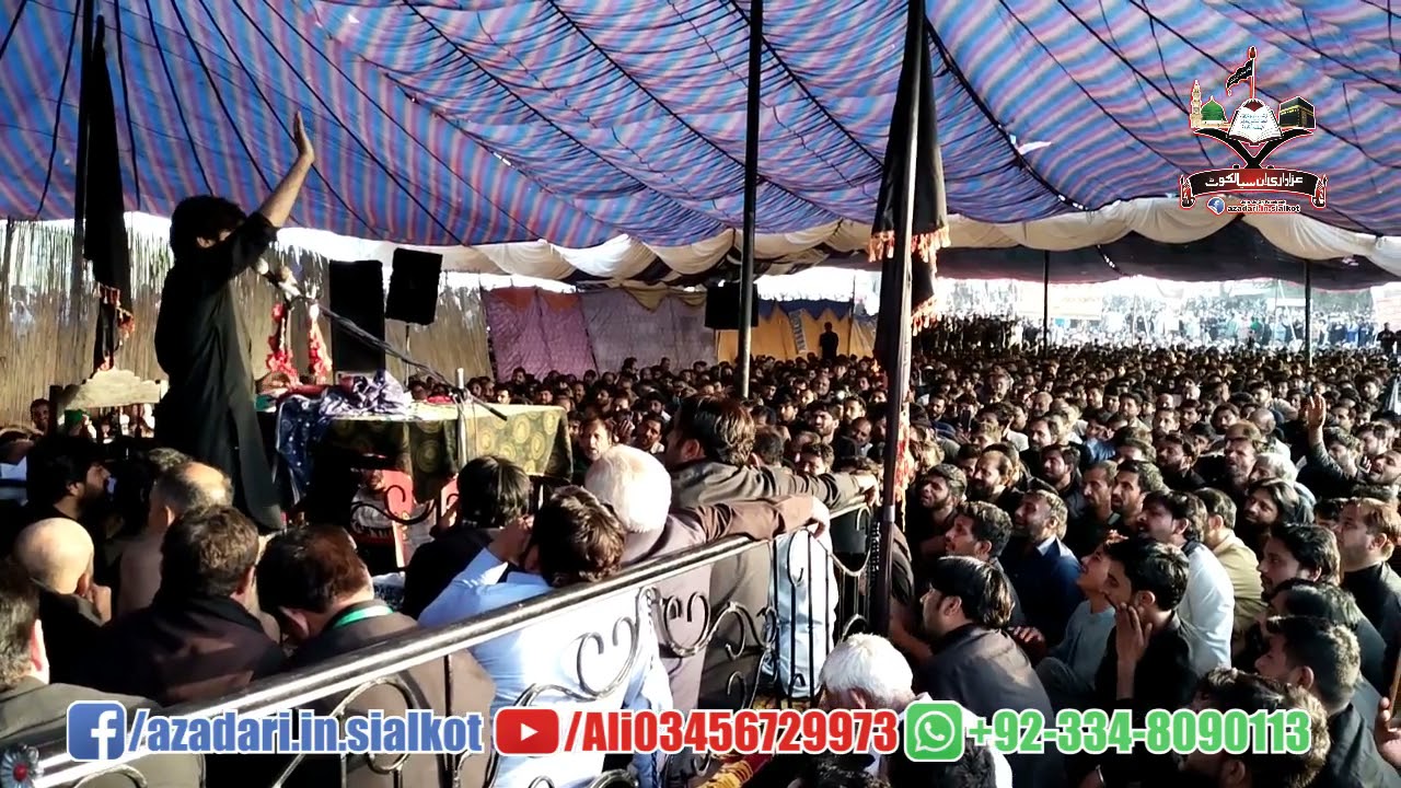 Zakir Qalab Alvi, Baramdagi Taboot Imam Musa Kazim, 25 Rajab 2021, Rawal Kukar Sialkot