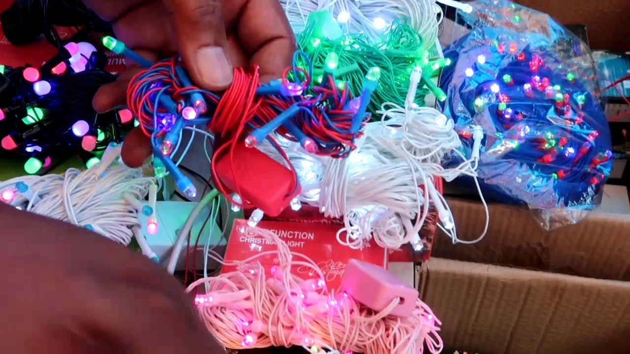 Diwali Lights Wholesale Market in Delhi | Diwali Market | Diwali Decoration | लाइट्स,लड़ी,बल्ब,झालर