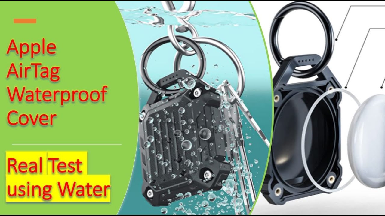 How to Protect your Apple AirTag using AirTag Waterproof cover | Real Test By Submerging in Water