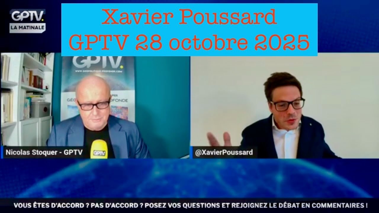 Xavier Poussard au micro de Nicolas Stoquer, GPTV 28 octobre 2025