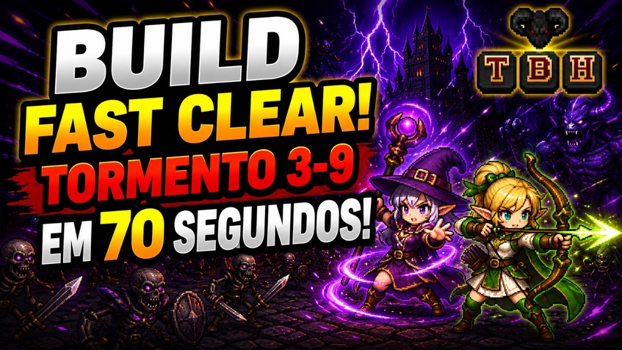 BUILD Fast Clear! Fa&ccedil;a Tormento 3-9 em 70 Segundos SEM ERRO! TBH: Task Bar Hero - Dicas / Tutorial