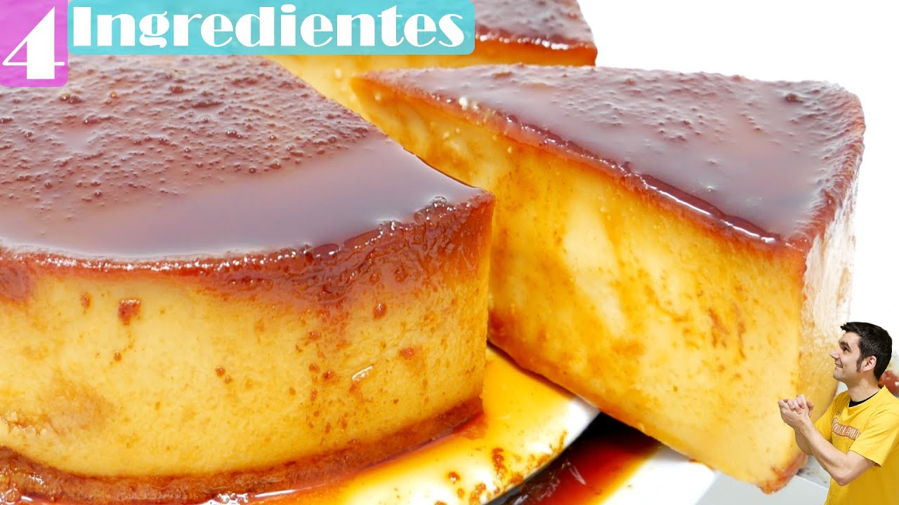 + FÁCIL: FLAN de GALLETAS MARÍA con solo 4 INGREDIENTES🍮🍪😍 y sin horno. Receta # 595
