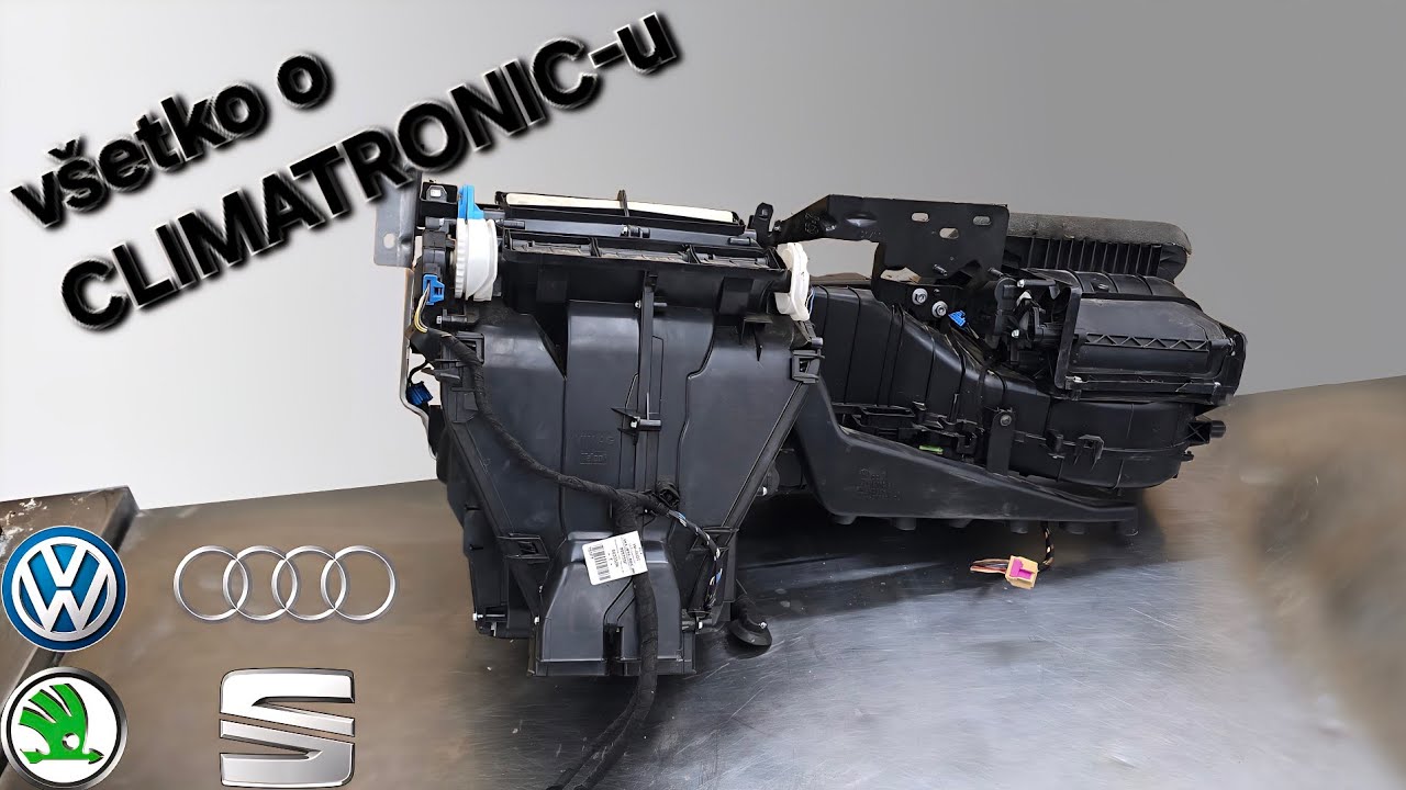 ako funguje klimatizácia - climatronic ?  servomotory vyparník radiator  V2 V158 V159 V107 V426 V425