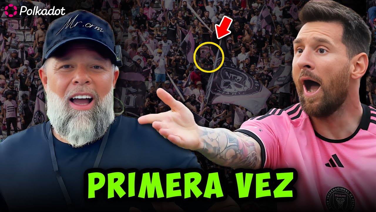 Carlos en Su Primer Juego de Fútbol... Inter Miami VIP ⚽