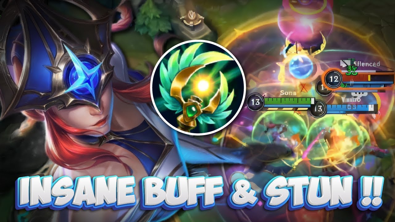 SO MANY BUFF AND STUN !! Stargazer Sona Gameplay // Wild Rift (Build+Runes)