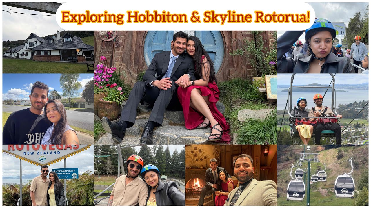 New Zealand Road Trip: From Wellington to Rotorua | Hobbiton & Skyline Adventures!🇳🇿 #iphone17promax