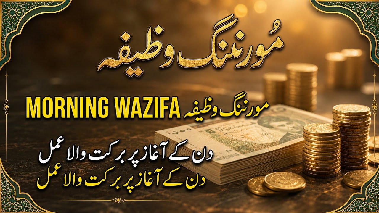 💚Morning Wazifa | Surah Fatiha | Ayatul Kursi | Surah Baqarah | Darood Tanjeena |4 Qul 🌄 