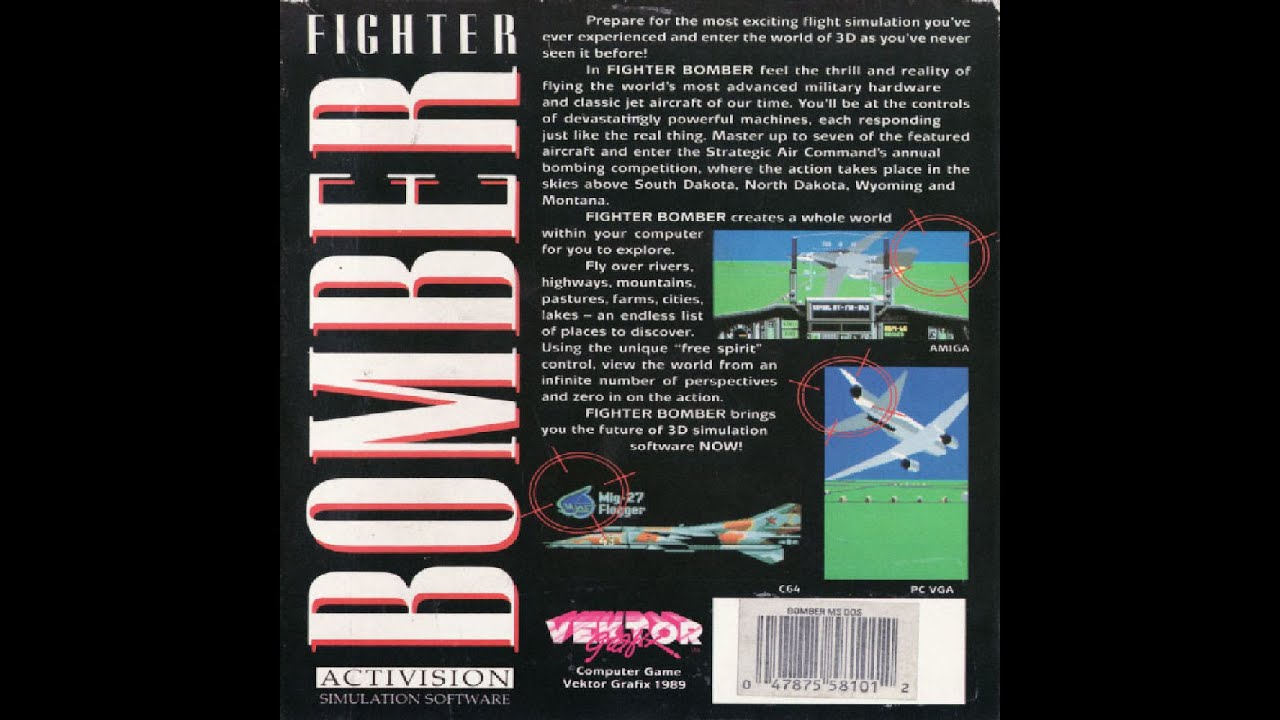 FIGHTER BOMBER (Atari ST Gameplay Sample)