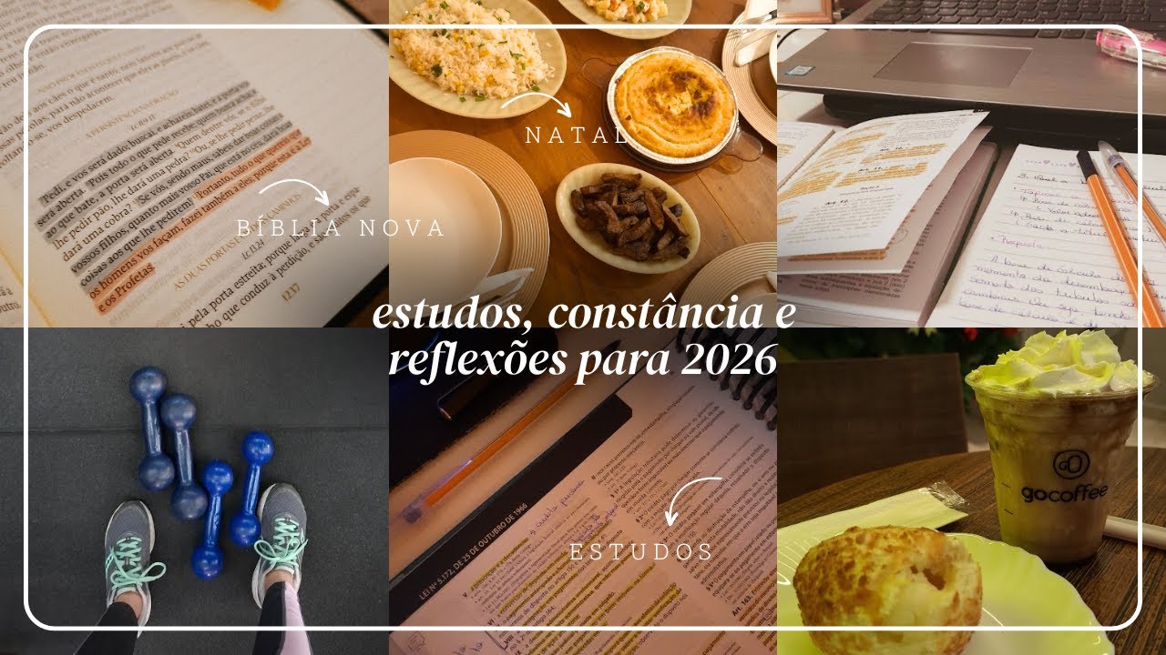 Estudando para concurso no fim de ano: rotina realista, dicas de estudo e reflexões para 2026