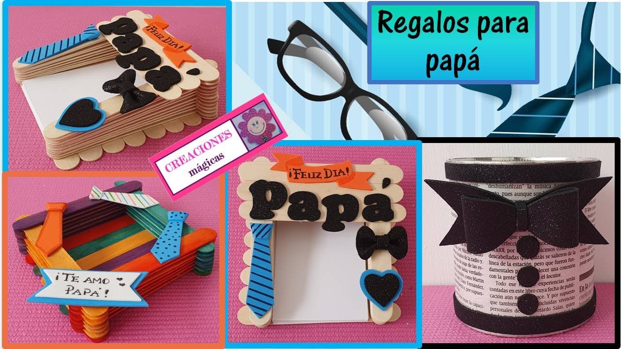 ♥♥Manualidades/regalos originales para papá♥Creaciones Mágicas♥♥