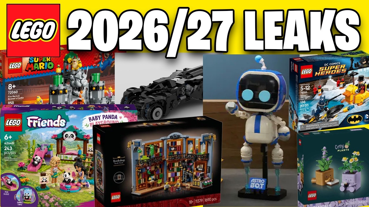 INSANE NEW LEGO LEAKS! Harry Potter, Friends, DC, Botanicals, Marvel GWP's & More!