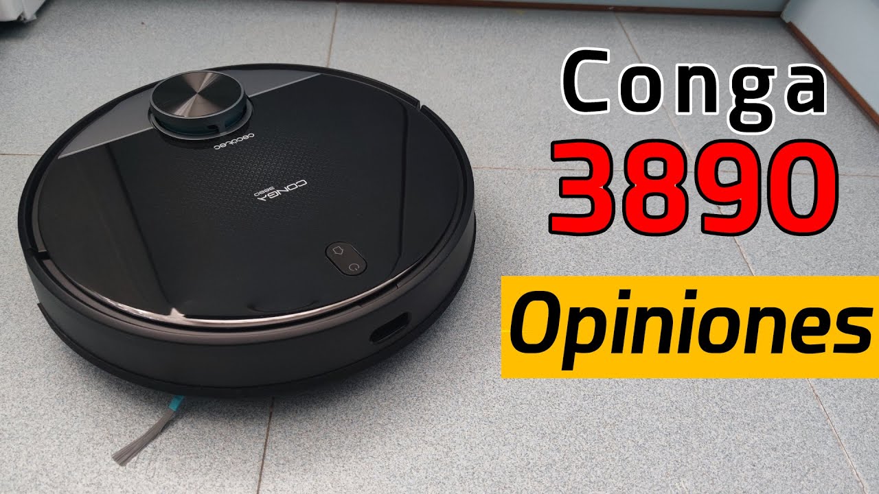 Conga 3890, el MEJOR ROBOT BARATO | Análisis y funcionamiento (con prueba de LIMPIEZA)