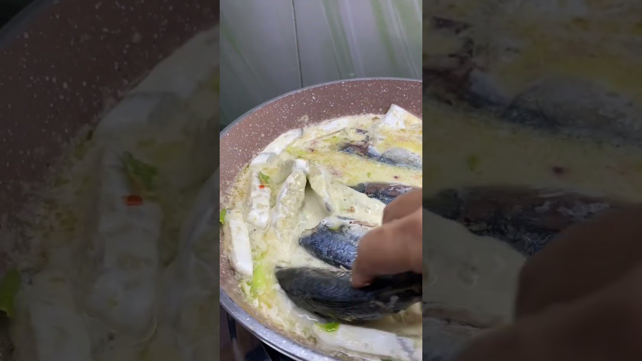 Masak Lemak Putih Ikan Lengat + Tempe‼️👍🏻😁😋Mantap shbt!