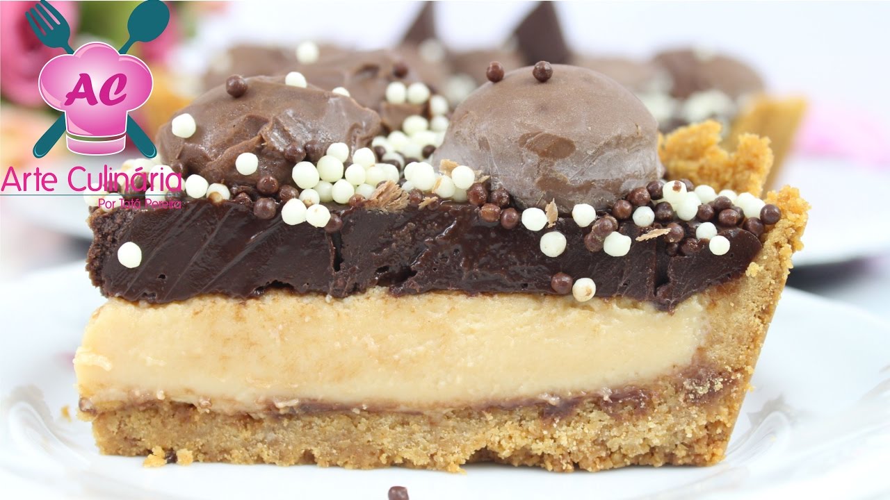 TORTA DE DOCE DE LEITE COM BOMBOM