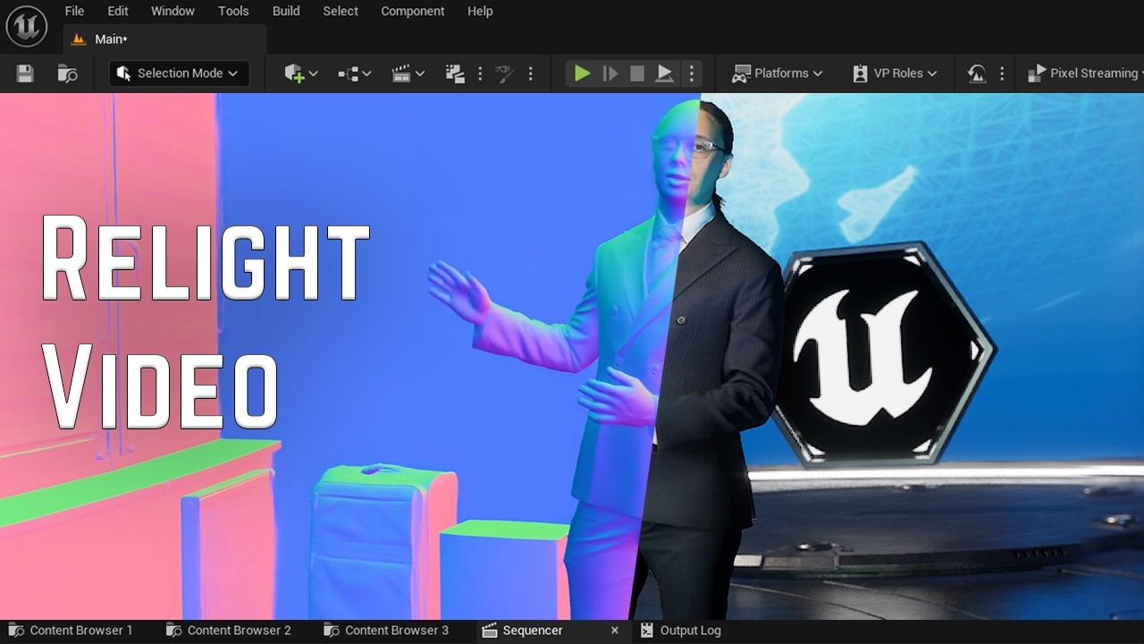 Virtual Production is CRAZY! Relighting in Unreal for 0$