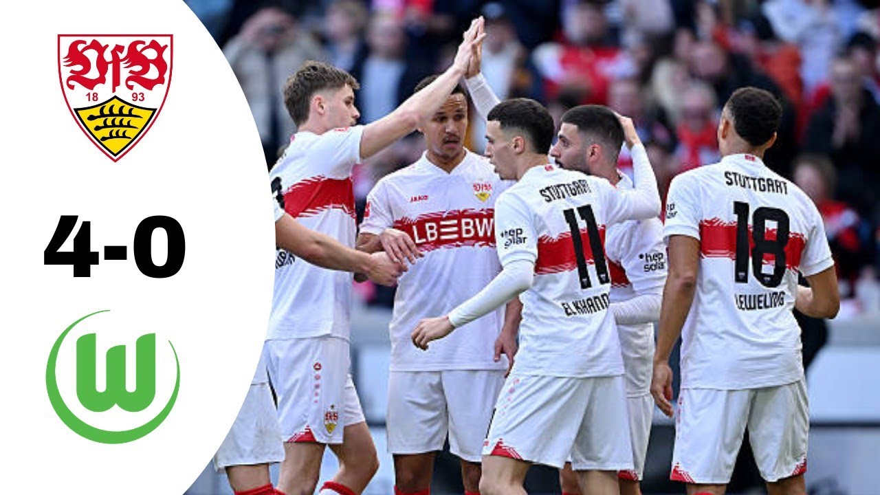 VfB Stuttgart 4-0 VfL Wolfsburg Highlights | Bundesliga 2026