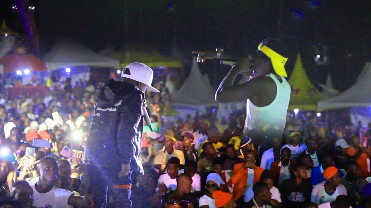 Alien Skin Welcoming Champion Ogudo on Stage in Style at Ekiniihiro in Mbarara