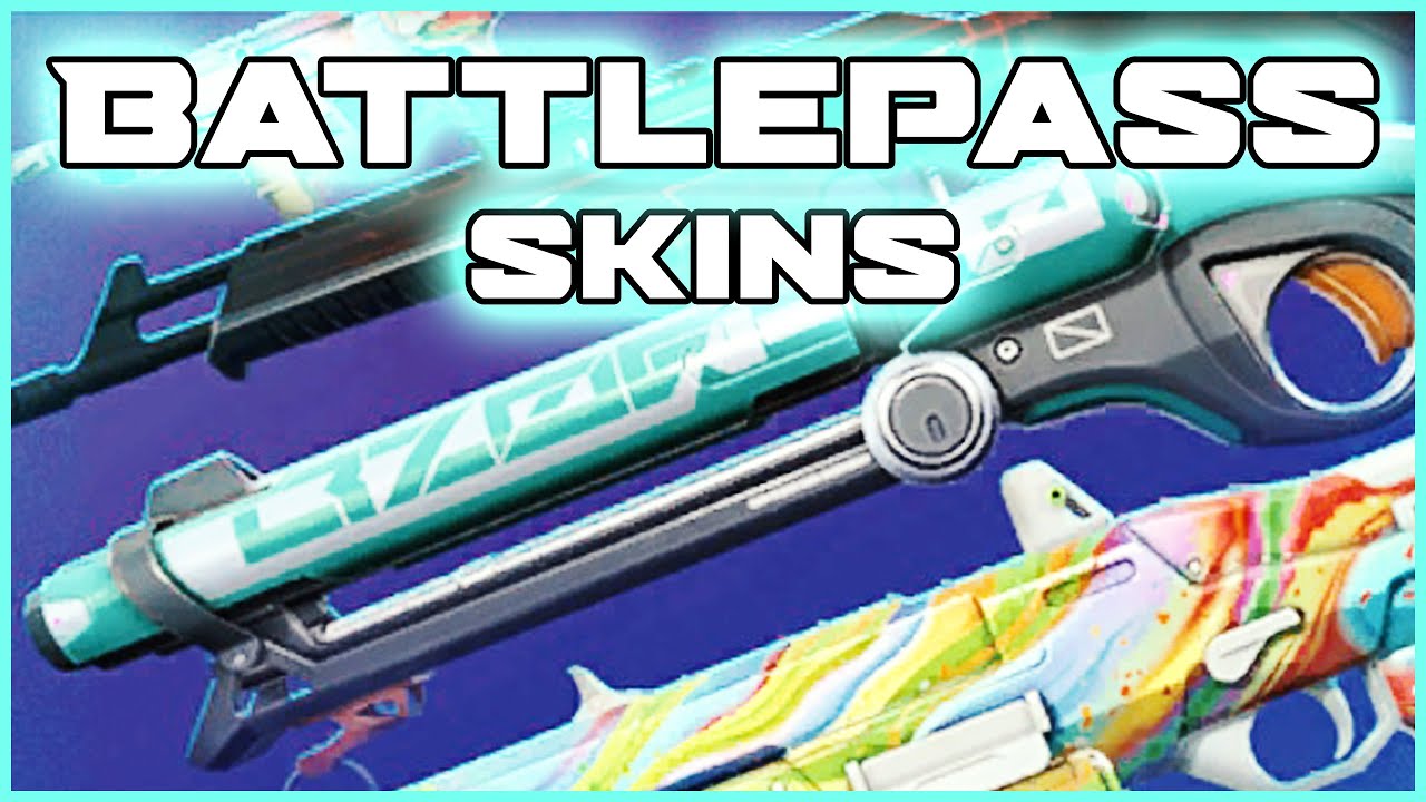 VALORANT BATTLE PASS SKINS Episode 4: Act 1 Battlepass Skin Collection