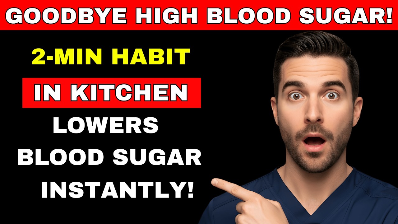 SENIORS, This 2-Minute Kitchen Habit INSTANTLY Lowers Blood Sugar