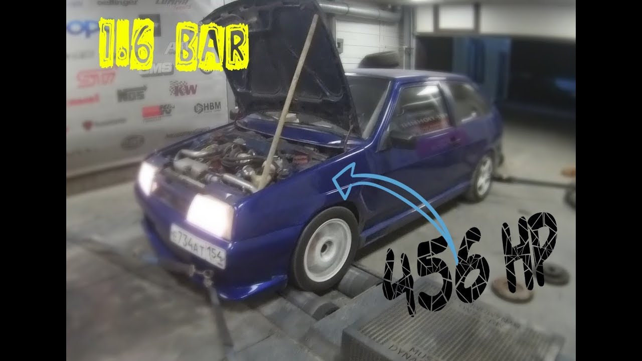 vaz2108 kinugawa td06-25g. 456 сил, 500н момента.