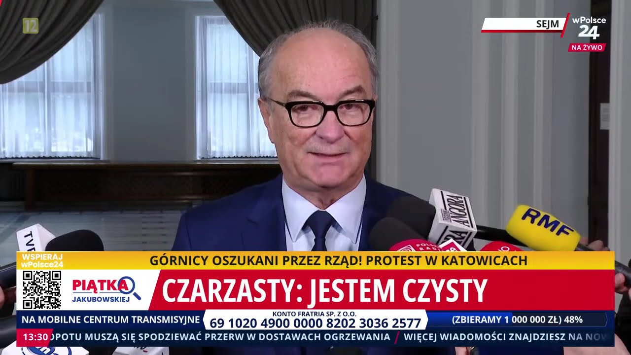 Konferencja marszałka Czarzastego: 