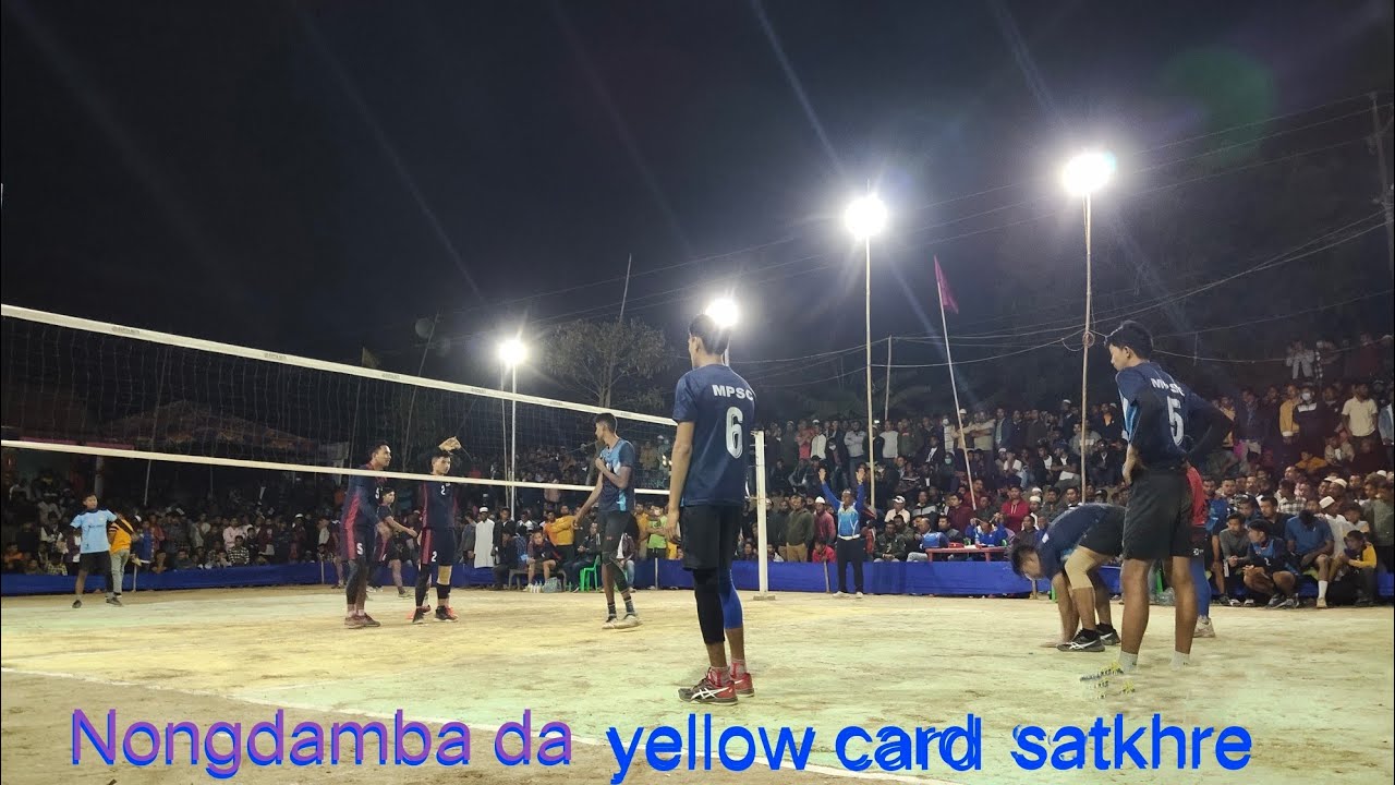 Volleyball MPSC (A) vs KYLSC kachikhul final match (4th set) 2023 at Irong Chesaba.