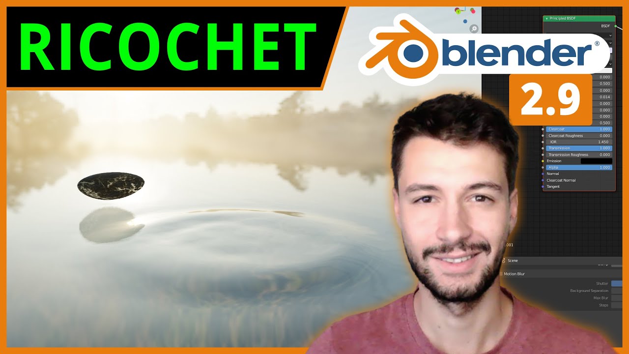 ANIMATION DE RICOCHET AVEC LE DYNAMIC PAINT | Blender 2.9 [TUTO FR]