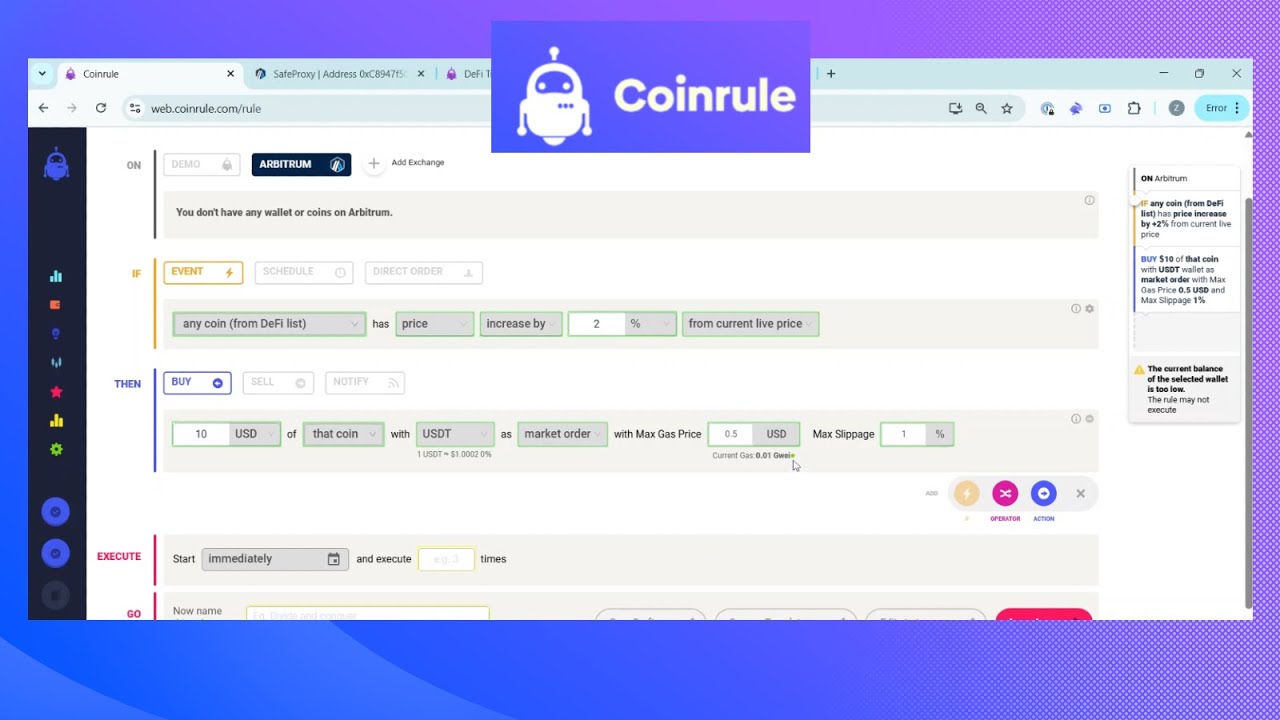 Create a DeFi Trading Strategy