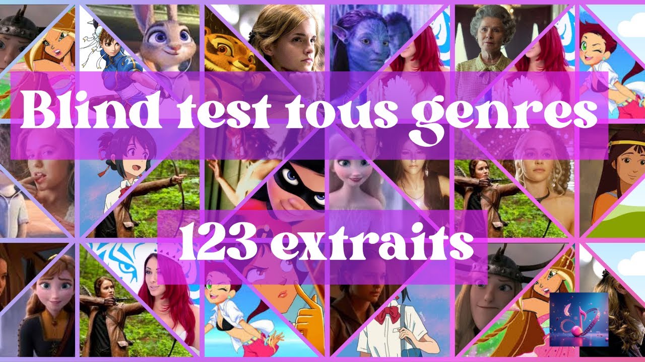 Blind test tous genre - 123 extraits