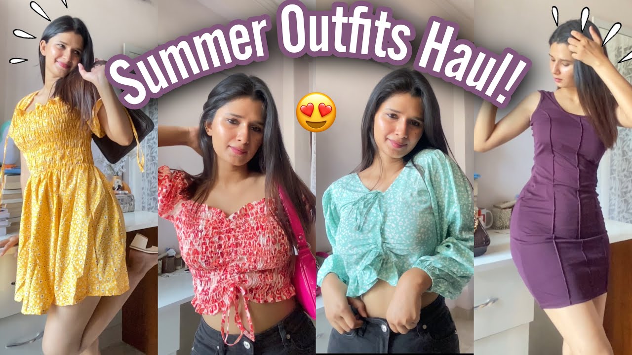 Trendy Summer Outfits Haul!INSTAGRAM Store that you need to check out!Starting ₹399 #summeroutfits