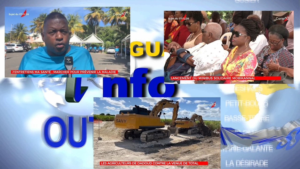 Onews  guadeloupe le jt de  canal 10