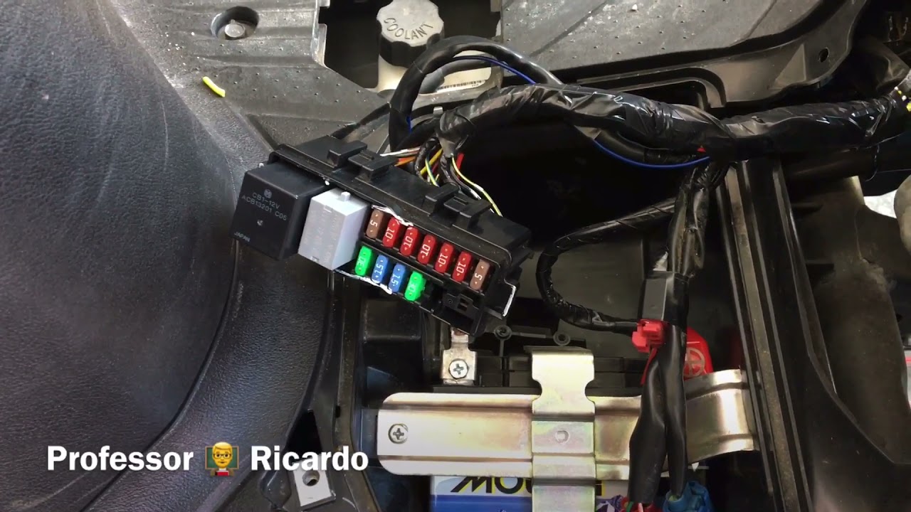 Instalação de alarme na Honda SH 150
