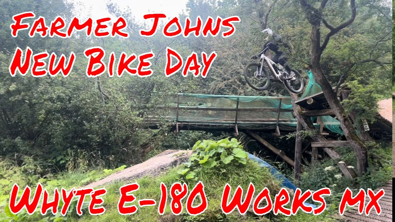 Farmer Johns On Whyte E 180 Works New Bike Day Is The Best Day Ever!