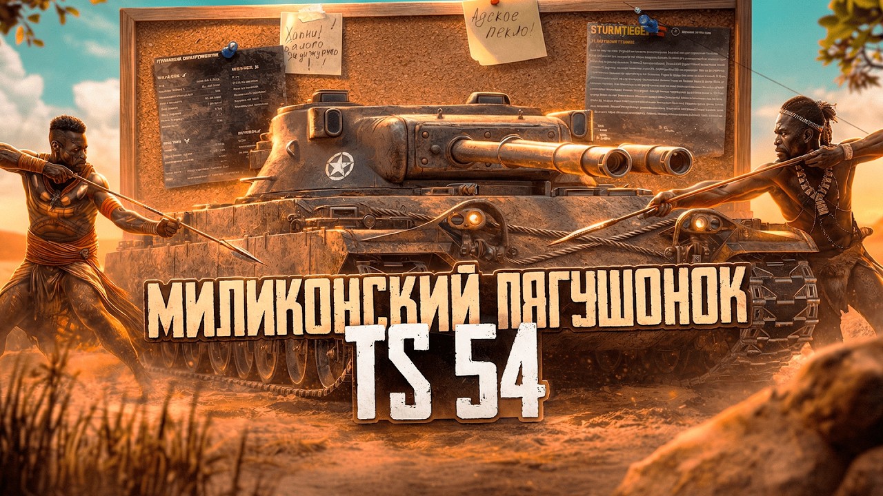 TS-54 \ ЛЯГУШКА АМЕРИКОНСКАЯ \ ЛЕГКАЯ ДВОЕЧКА В ПРИДАЧУ!