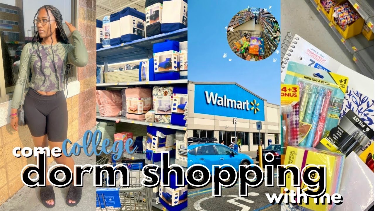 college dorm room shopping @Walmart ! | back to school