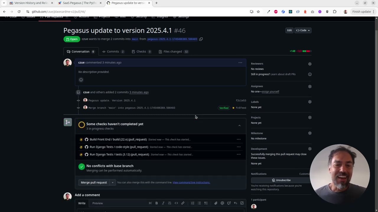 SaaS Pegasus 2025.4.1 Upgrade—Fixing lint errors with Claude code and upgrading djstripe webhooks