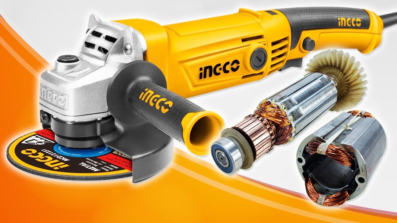 INGCO 125 angle grinder (ARMATURE & COIL WINDING)