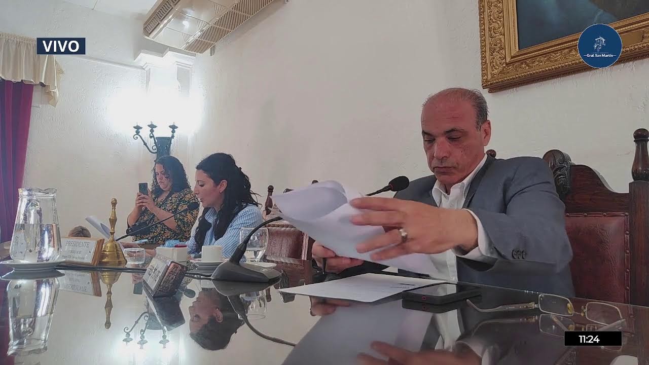Sesión Ordinaria ACTA 1590 / 12-09-25 Concejo Deliberante Gral. San Martín