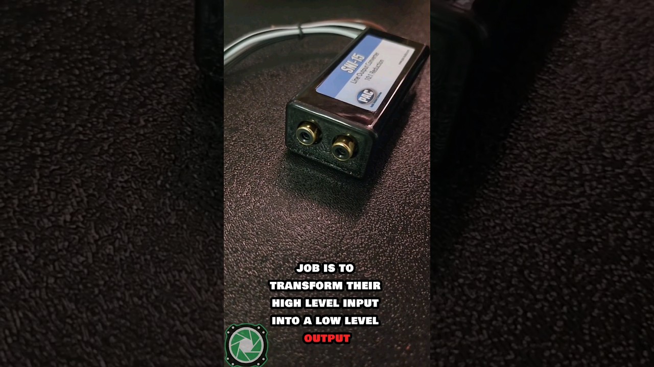 You need A line output converter to add an aftermarket amplifer to a factory radio