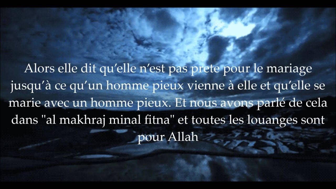 La recherche du conjoint pieux - cheikh Mouqbil ibn Hâdi al Wadi'i