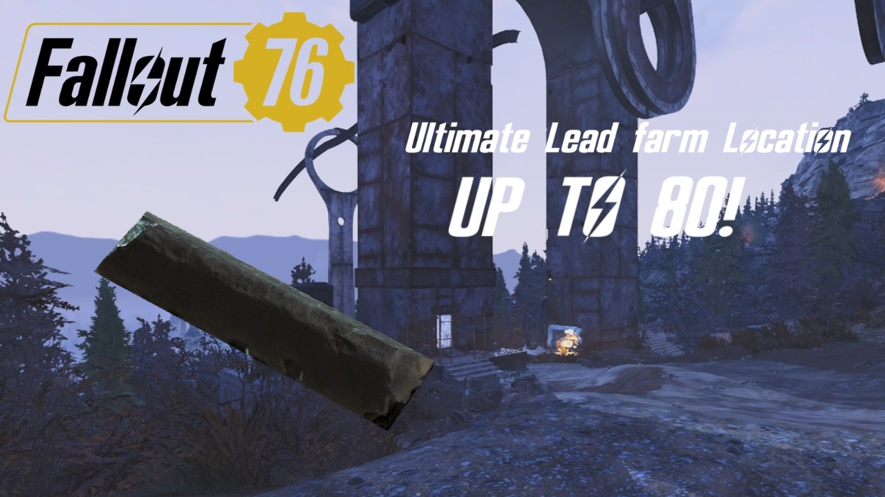 Latest ultimate lead farm location up to 80 per world | Fallout 76