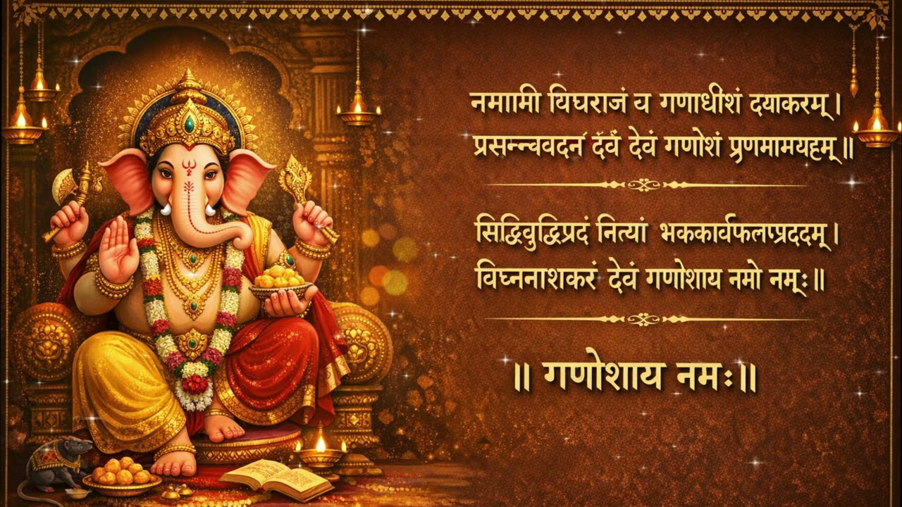 गणेशाय नमः | शुभारंभ वंदना | Lord Ganesha Blessings #ganesh #ganesha #syr 