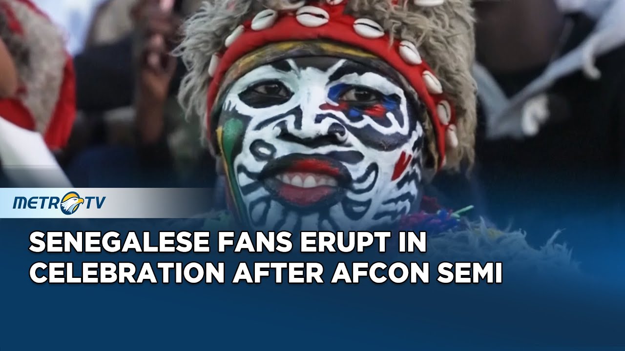 Senegal Fans Celebrate Africa Cup Final Berth in Dakar