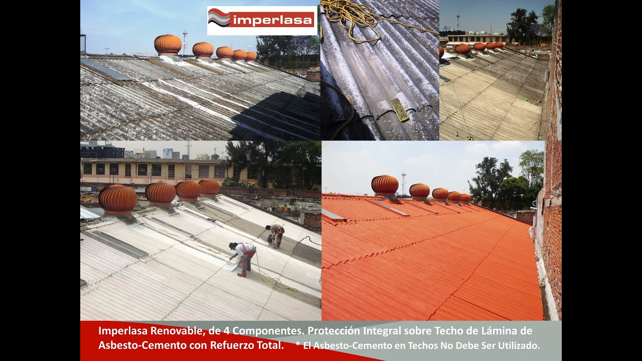 Imperlasa Renovable en Techo Asbesto Cemento   Refuerzo Total