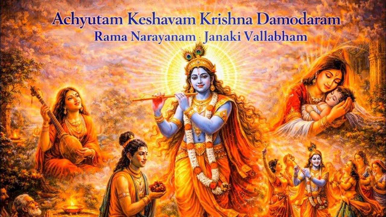 Achyutam Keshavam. अच्युतम केशवम