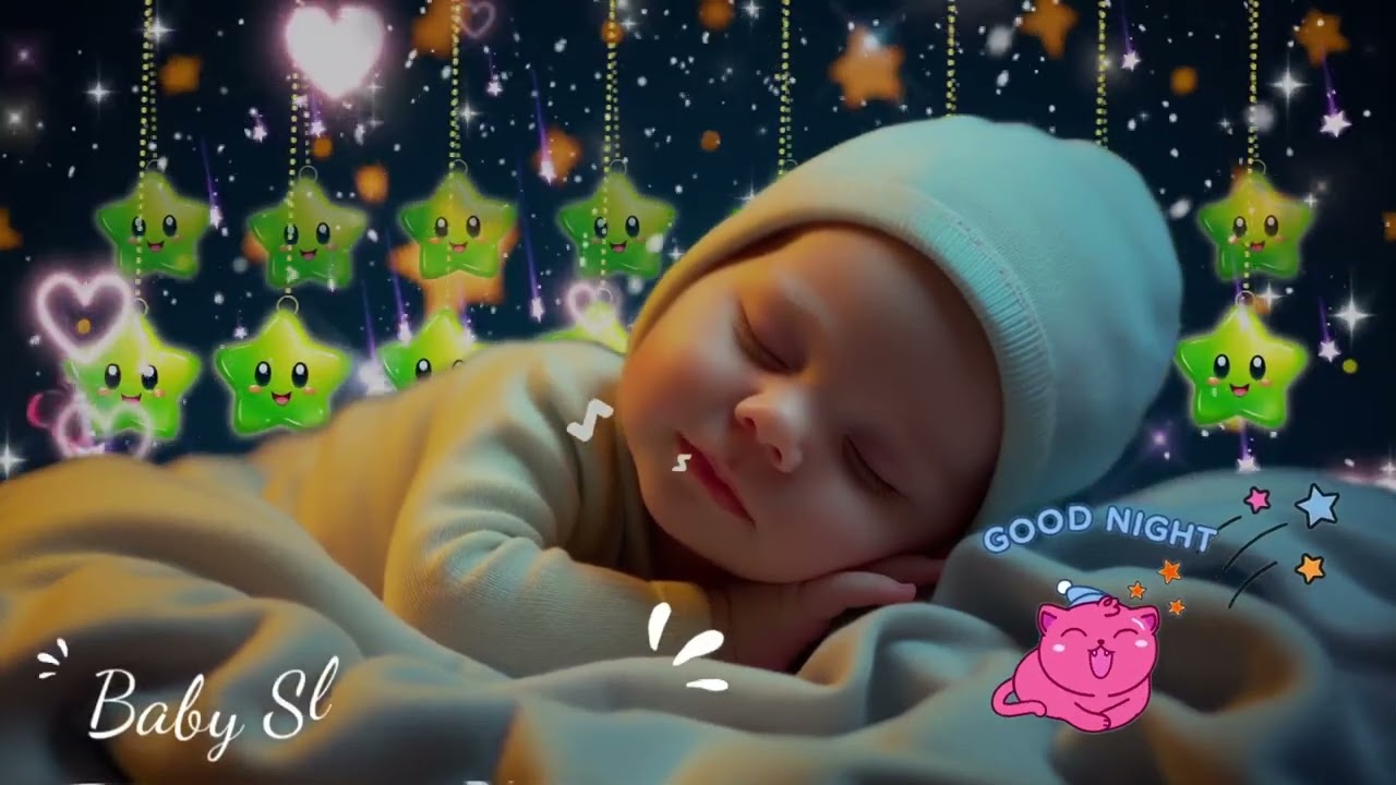 Mozart Brahms Lullaby For Overcome Insomnia 💤 Soothing Baby Music🎵 Sleep Instantly in 3 Minutes 🌙