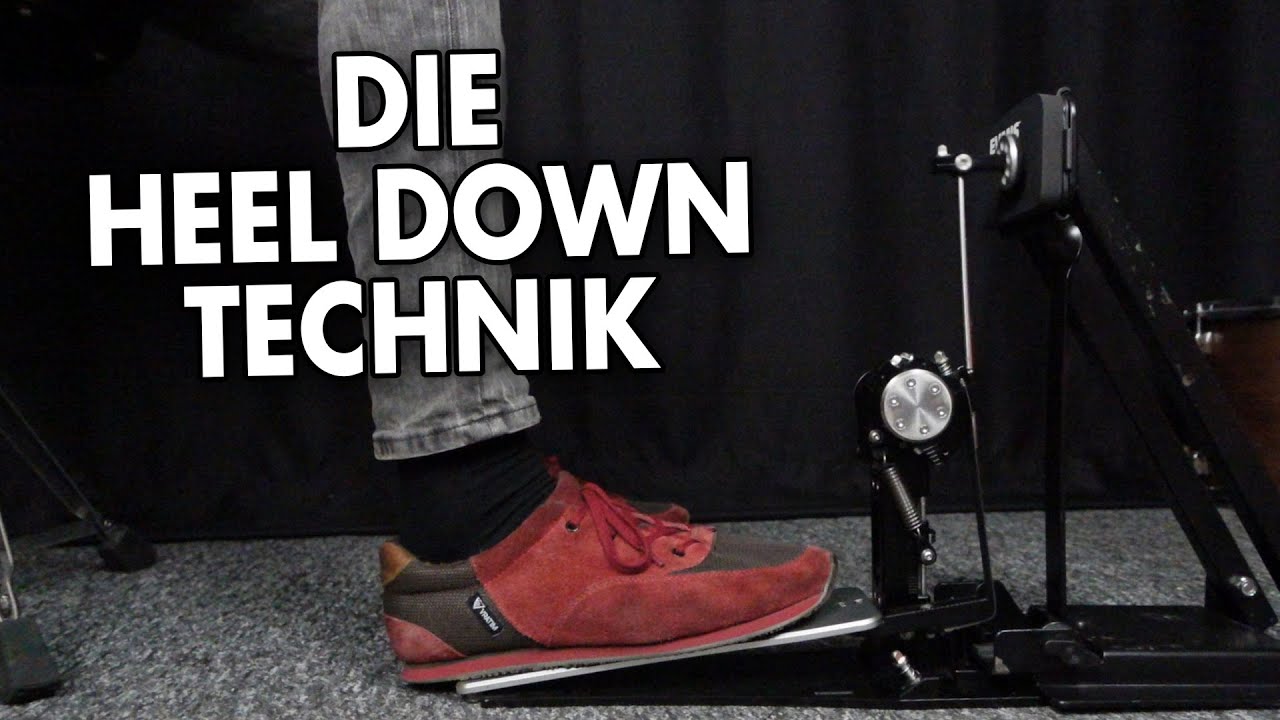 Schlagzeug lernen: Die Fußtechnik - Teil 1: 