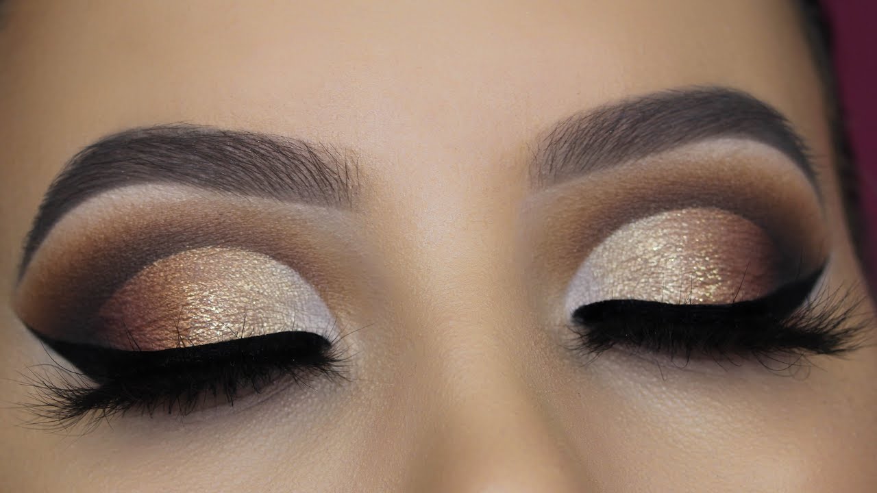 Коричневый глиттер Cut Crease - палетка Laura Lee Cat's Pajamas