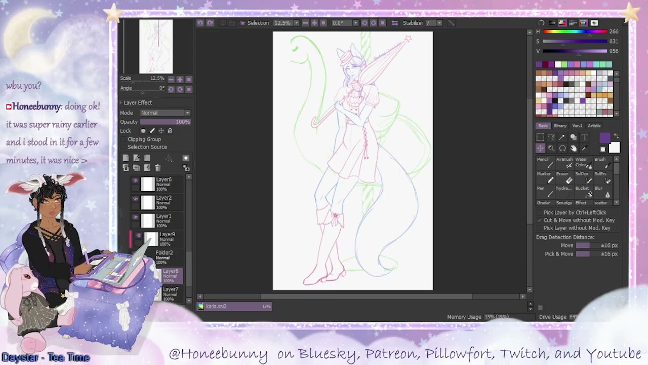 Coloring Karia! - Draw with Bree
