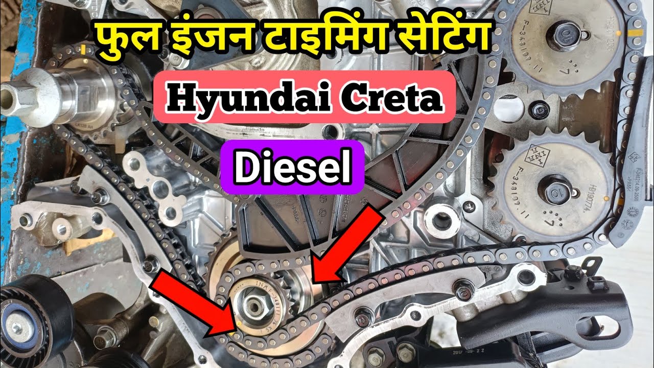 Hyundai creta diesel engine timing | creta full engine timing